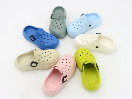 6700  亲子款厚底单色包头鞋30-41