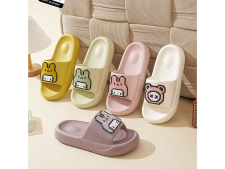 6703 卡通室内外穿一字拖36-41 40-45