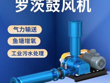 羅茨風機氣力輸送污水處理風機魚塘增氧機水產養殖曝氣高壓鼓風機
