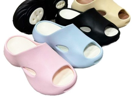 6718 小蛮腰双色一字拖女35-40