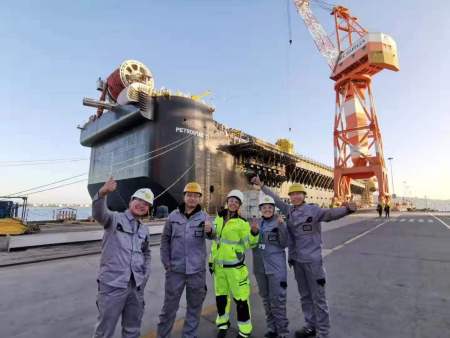 中集来福士P71 FPSO船体全NR检验圆满完成