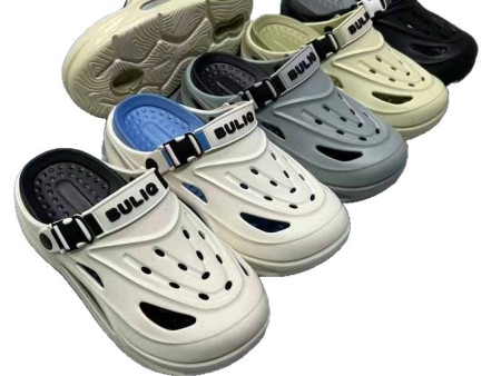 7019 V型双色厚底男士洞洞鞋40-45