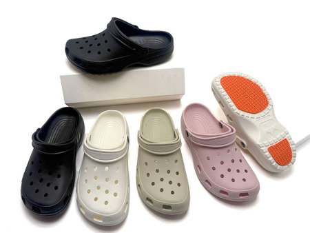 7010 防滑经典光板男女洞洞鞋36-45