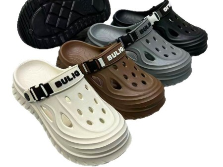 7035 纯色松糕底男士洞洞鞋40-45