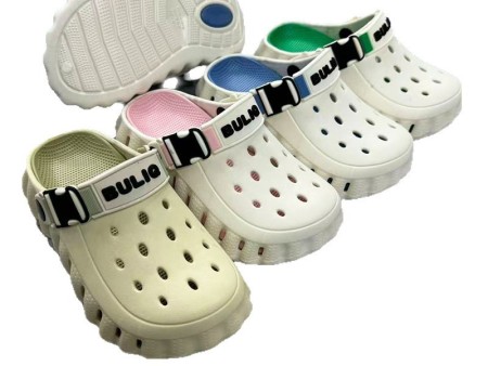 7025 滴塑后带儿童饼干洞洞鞋24-35