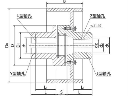 LMZ-Ⅰ型梅花弹性联轴器