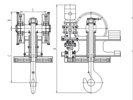 蝴蝶式旋转吊钩