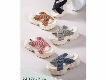 7060 交叉带增高一字拖女36-41