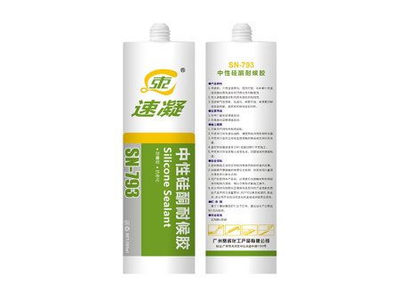 How long does it take for the neutral silicone weather-resistant structural adhesive to be ready for use after application?