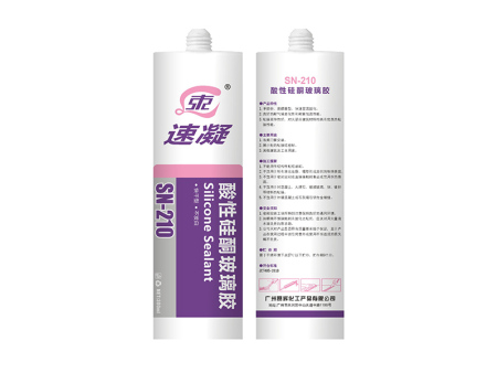 SN-210 Acidic Silicone Glass Adhesive