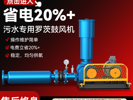 三叶罗茨风机水产养殖罗茨风机增氧机气力输送罗茨鼓风机