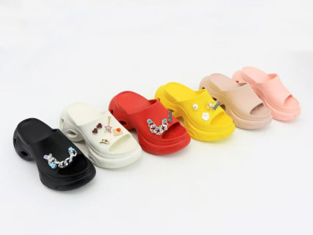 7083 鱼嘴小蛮腰增高拖鞋35-40