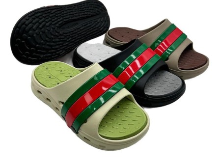 7091 双色贴合漏水拖鞋男40-45