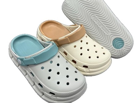 7098 亲子款双色饼干洞洞鞋30-35 35-40 40-45