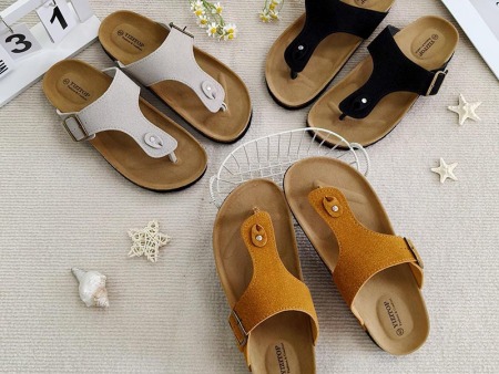 7107  男式软木人字拖单码38-45