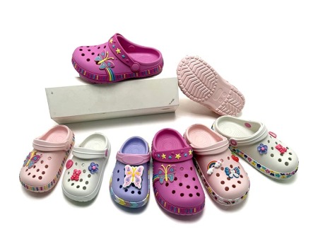 7122 儿童蝴蝶围边洞洞鞋24-35