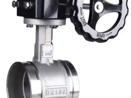 不锈钢沟槽阀门-沟槽不锈钢涡轮蝶阀