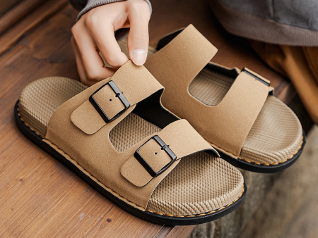 7120  双排扣拖勃肯鞋男39-47