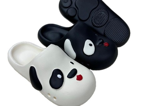 7128 卡通小狗包头拖鞋35-40