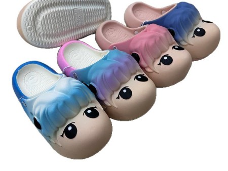 7129 立体男孩女孩包头拖鞋35-40