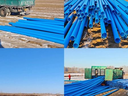 天薇管业PE给水管陆续投入万亩农田建设项目
