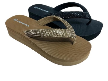 7140  女款人字拖水晶碎钻36-41