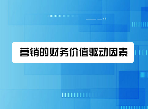 营销的财务价值驱动因素