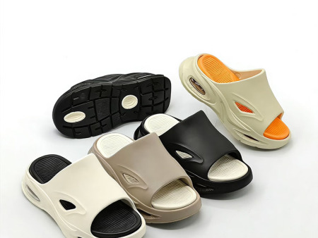 7253 男士光板气垫一字拖40-45