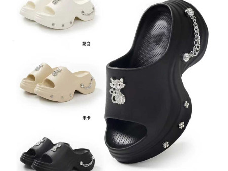 7158 银色狐狸柳丁一字拖女36-41