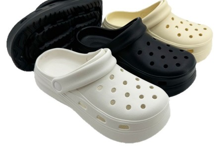 7156 厚底平底女款洞洞鞋36-41