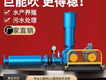 三葉羅茨風機魚塘增氧鼓風機大型工業污水處理壓羅茨風機