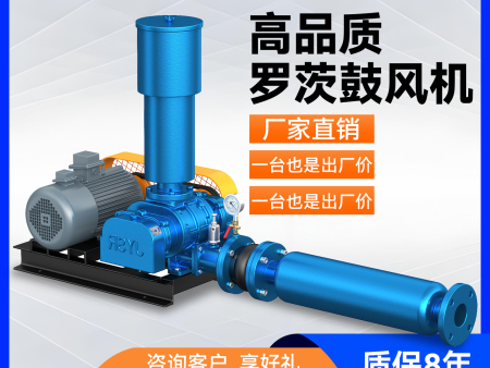 三葉羅茨鼓風機工業污水處理水產養殖氣力輸送水產養殖增氧機