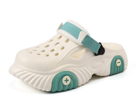 7178  情侣加减织带厚底洞洞鞋36-45 