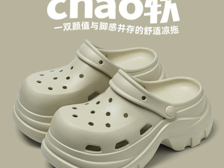 7189 光板增高软底洞洞鞋女35-40