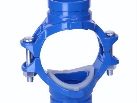 涂塑沟槽管件-机械四通