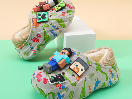 7261  我的 世界饰扣汇总亲子棉鞋28-39