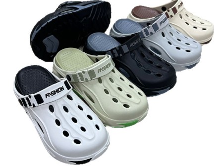 7265 凹面镂空男士厚底洞洞鞋38-45