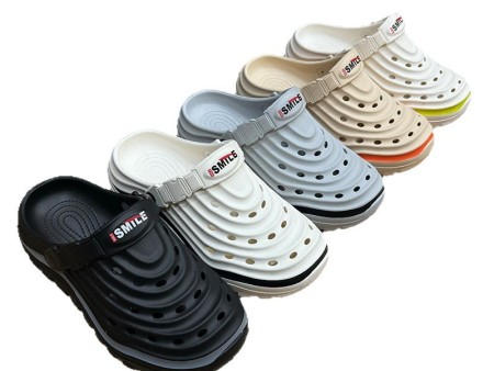 7278 描漆齿轮男士洞洞鞋38-45