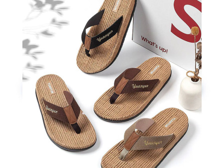 7294 麻绳底人字拖男39-45