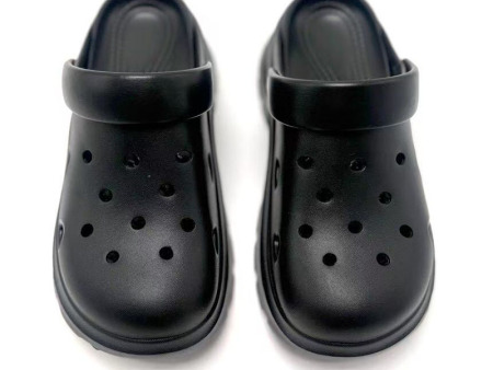 7289  坡跟双色女款洞洞鞋35-40