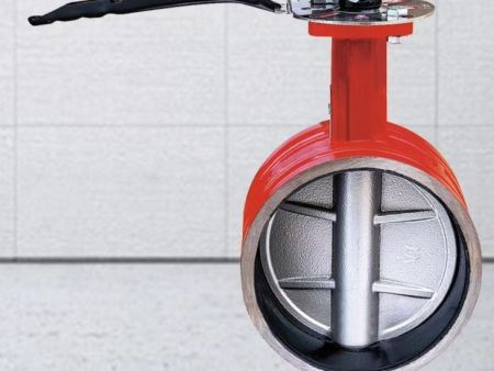 沟槽式手柄信号蝶阀