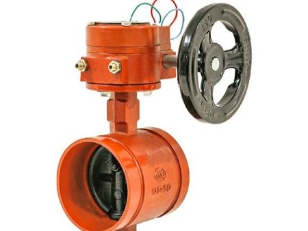 沟槽式涡轮信号蝶阀