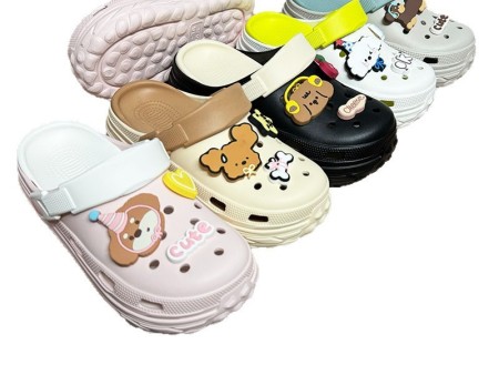 7300 卡通帕恰狗双色洞洞鞋女35-40