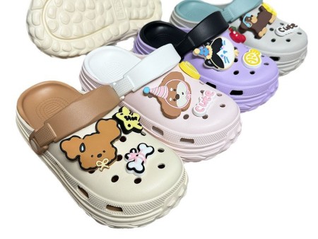 7301 卡通帕恰狗双色儿童洞洞鞋30-35