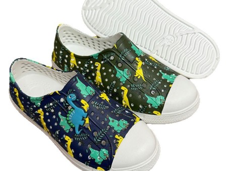 7311  亲子恐龙印刷小白鞋24-38