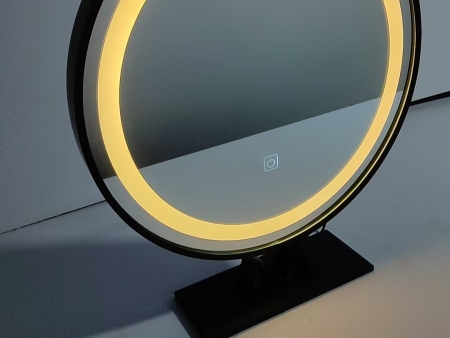 化妆镜小运动铝合金包边