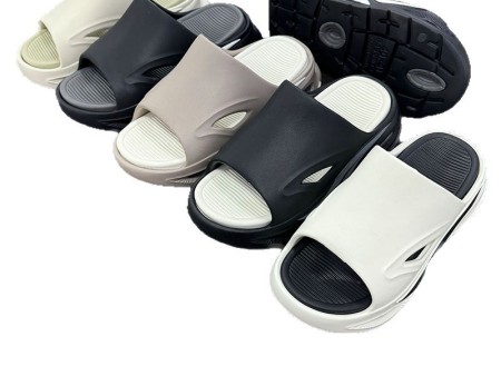  7324 男士双色描边气垫一字拖40-45