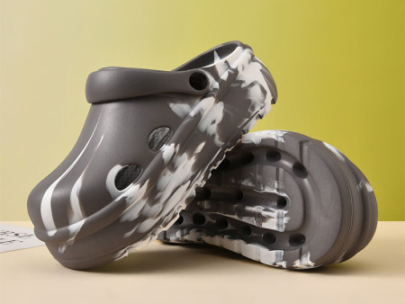 7327 迷彩松糕底包头鞋男女36-45