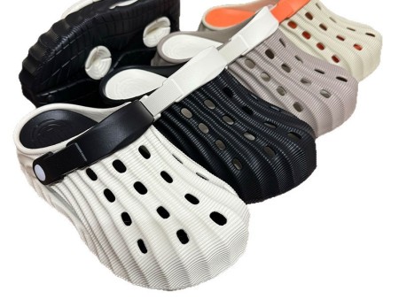 7329  双色贝壳男女洞洞鞋35-45  