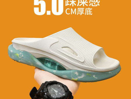 7326 高弹花色底气垫男女拖鞋36-45